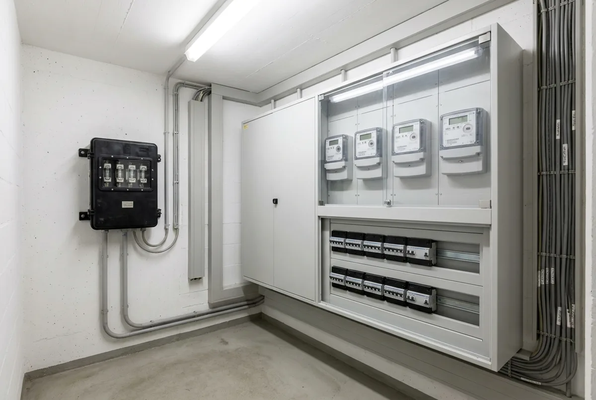 Hausanschlusskasten und Zählerschrank