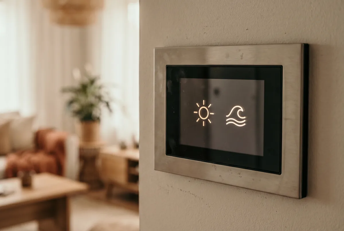 Smart Home Steuerzentrale mit Fernbedienung